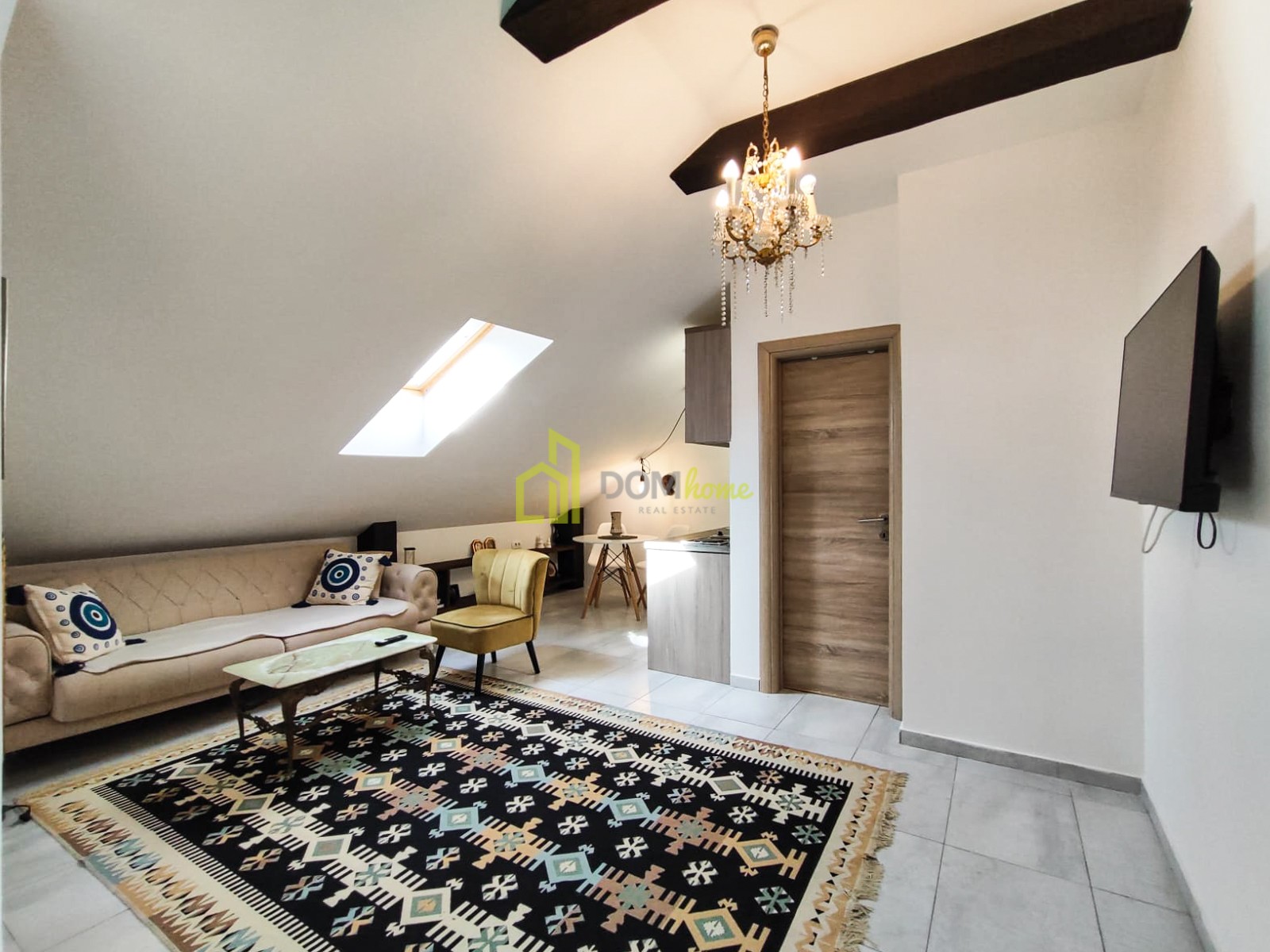 Tek yatak odalı daire 45m2, Ljubović